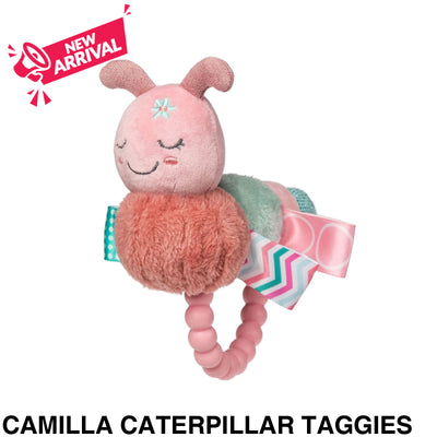 Mary Meyer Teether Rattle Camilla Caterpillar Taggies