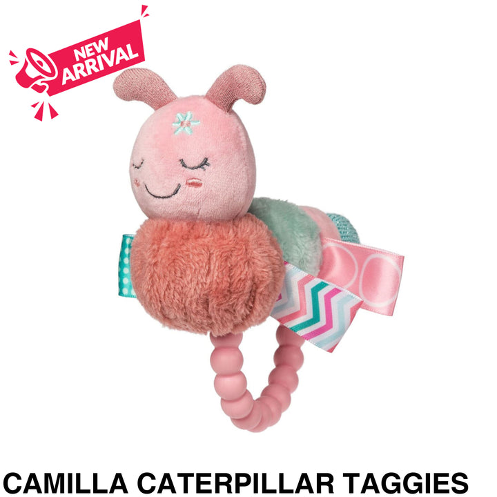 Mary Meyer Teether Rattle Camilla Caterpillar Taggies