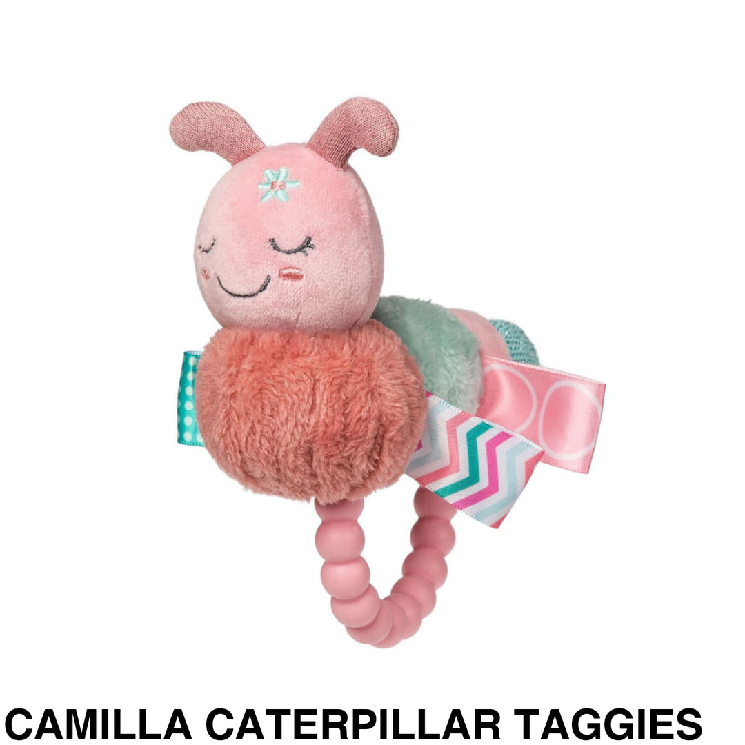 Mary Meyer Teether Rattle Camilla Caterpillar Taggies