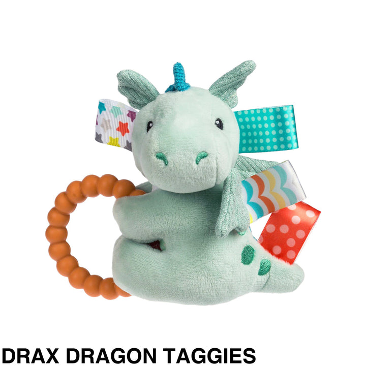 Mary Meyer Teether Rattle Drax Dragon Taggies