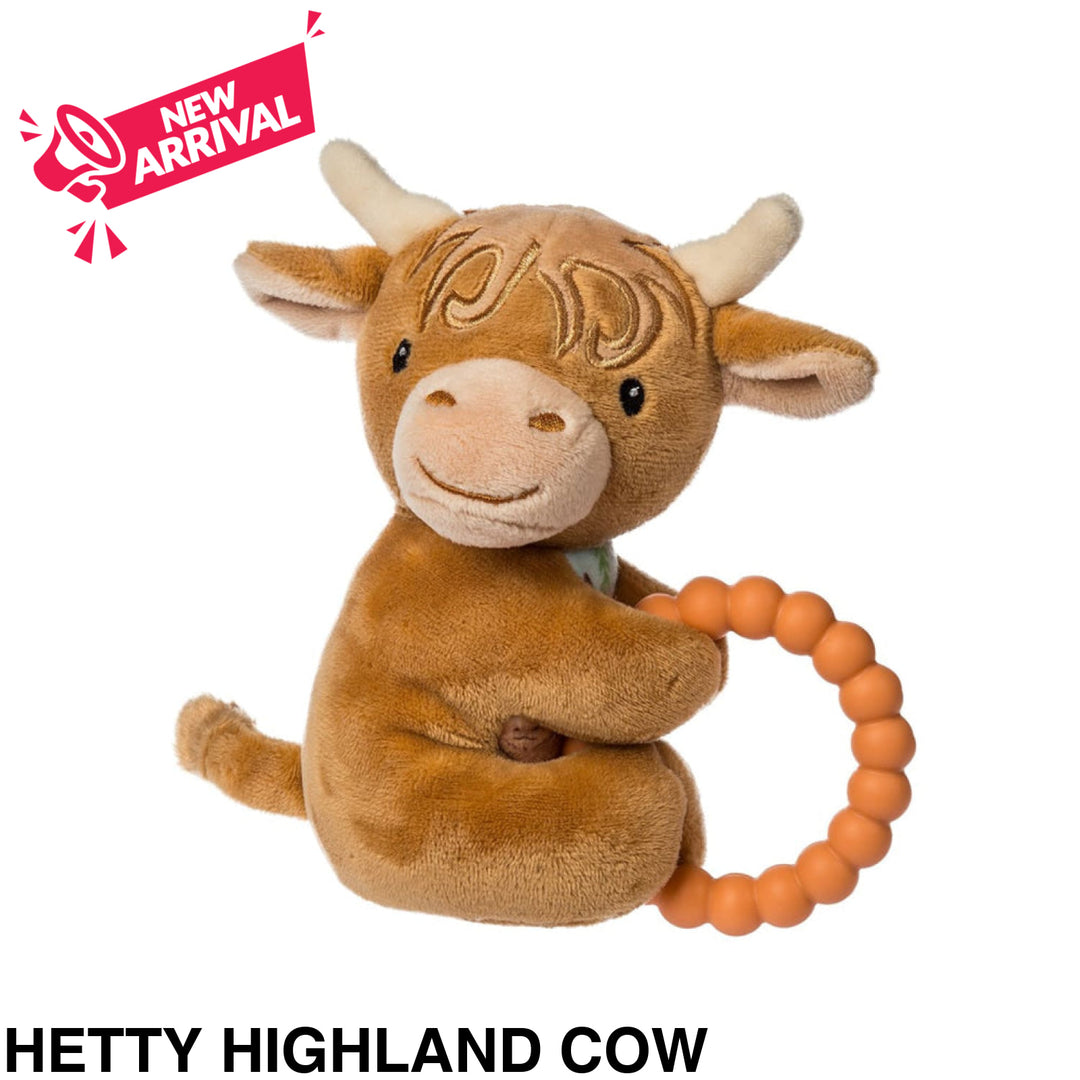 Mary Meyer Teether Rattle Hetty Highland Cow