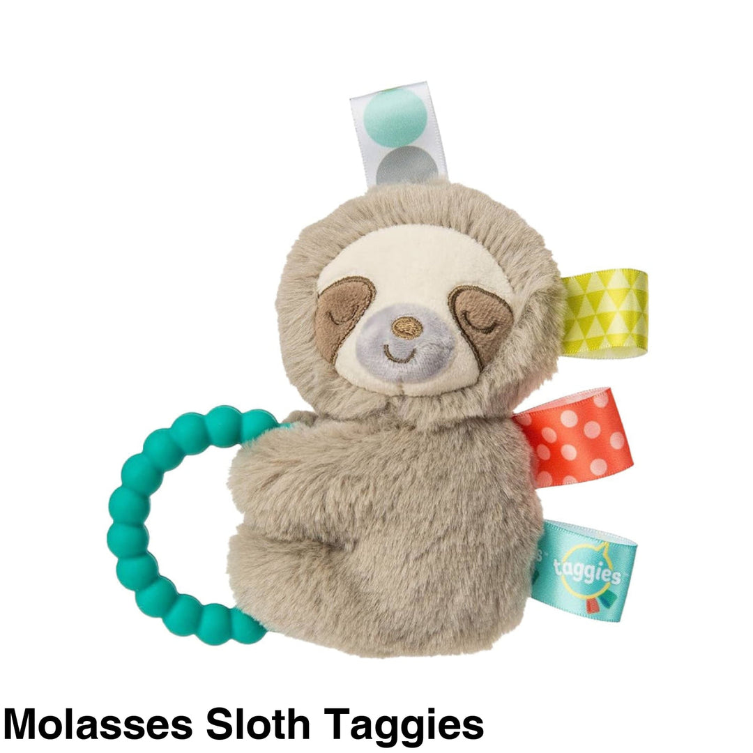 Mary Meyer Teether Rattle Molasses Sloth Taggies