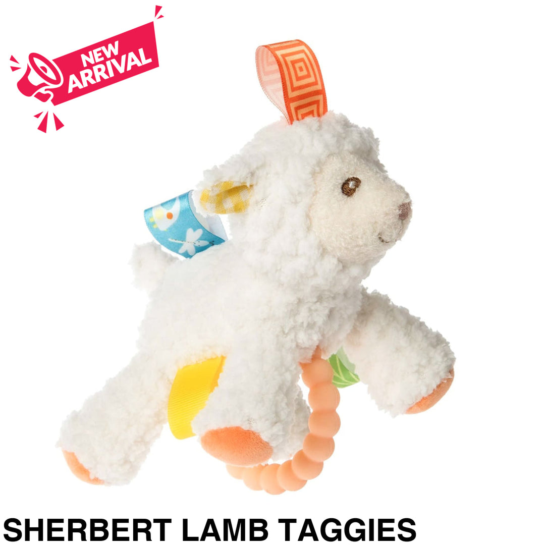 Mary Meyer Teether Rattle Sherbert Lamb Taggies