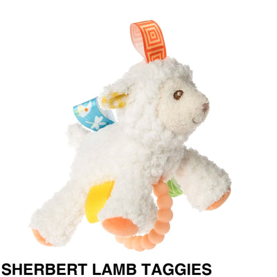 Mary Meyer Teether Rattle Sherbert Lamb Taggies