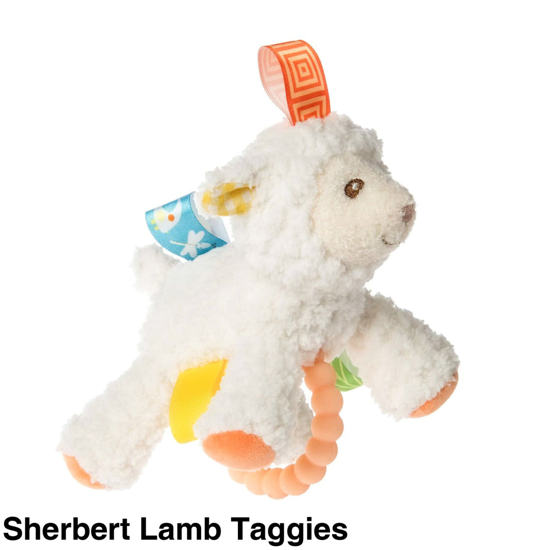 Mary Meyer Teether Rattle Sherbert Lamb Taggies