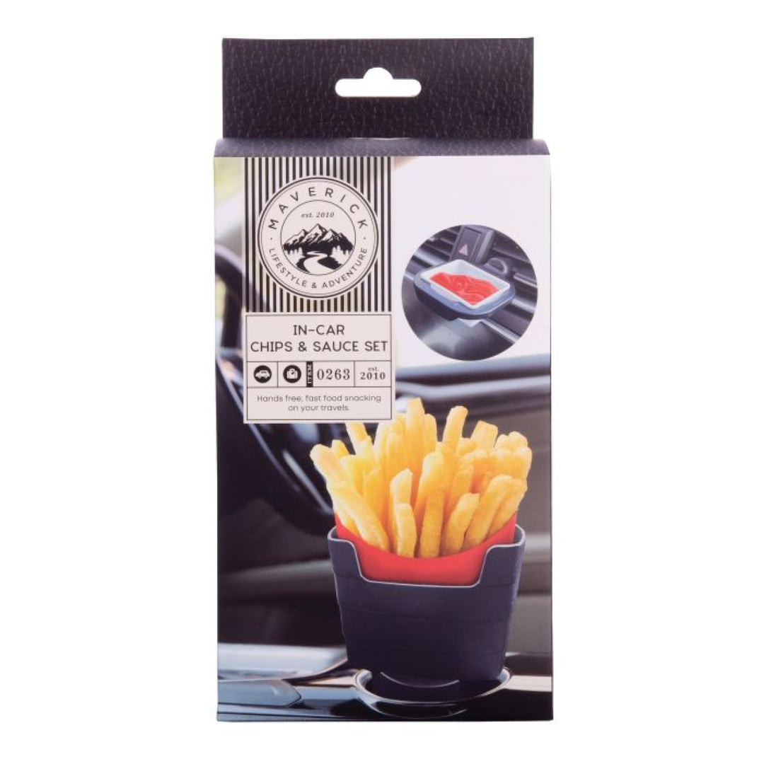 Maverick In Car Chips and Sauce Set