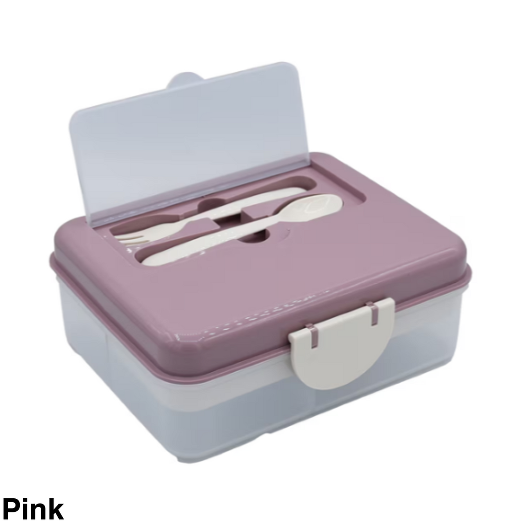 Melii Luxe 2 Tier Bento Box Pink