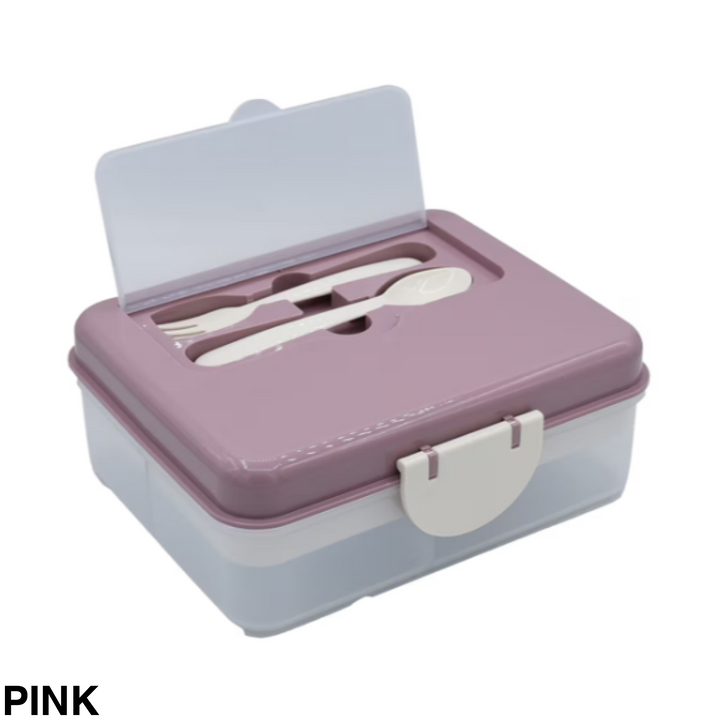 Melii Luxe 2 Tier Bento Box Pink