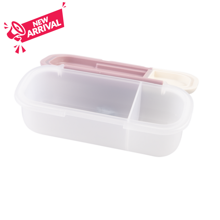 Melii Luxe Dip Container Pink/Ivory