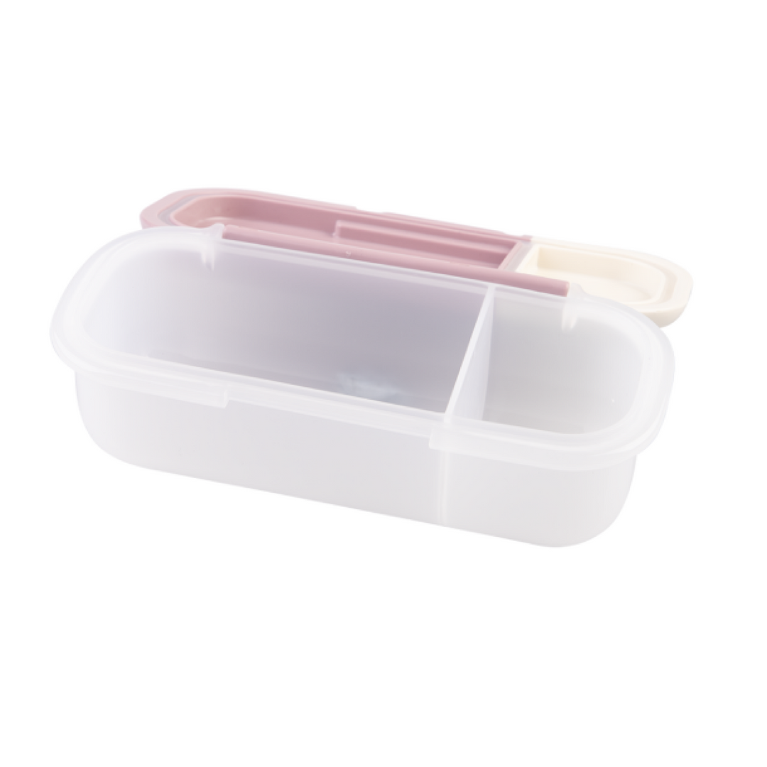 Melii Luxe Dip Container Pink/Ivory