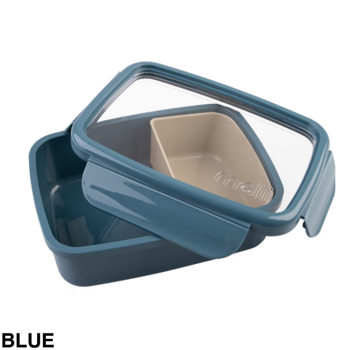 Melii Luxe Small Bento Box 880ml Blue