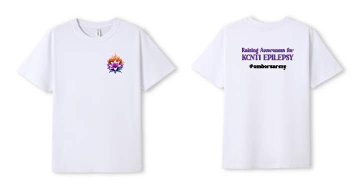 Men’s/Unisex Ember Lily Shirt (Small Front Print) White / S
