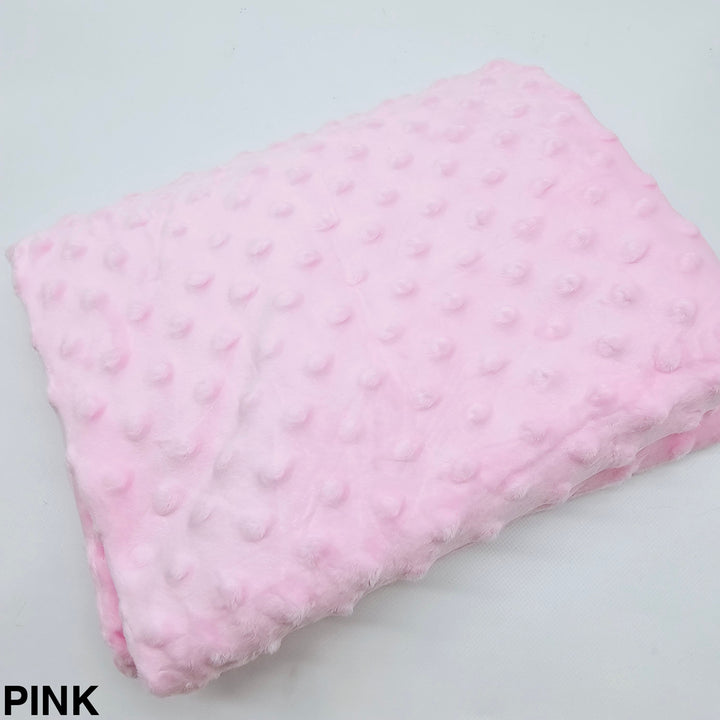Minky Baby Blanket Pink