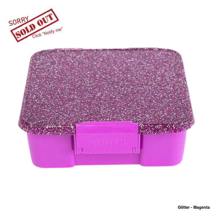 Montiico Bento Five Lunch Box Glitter - Magenta