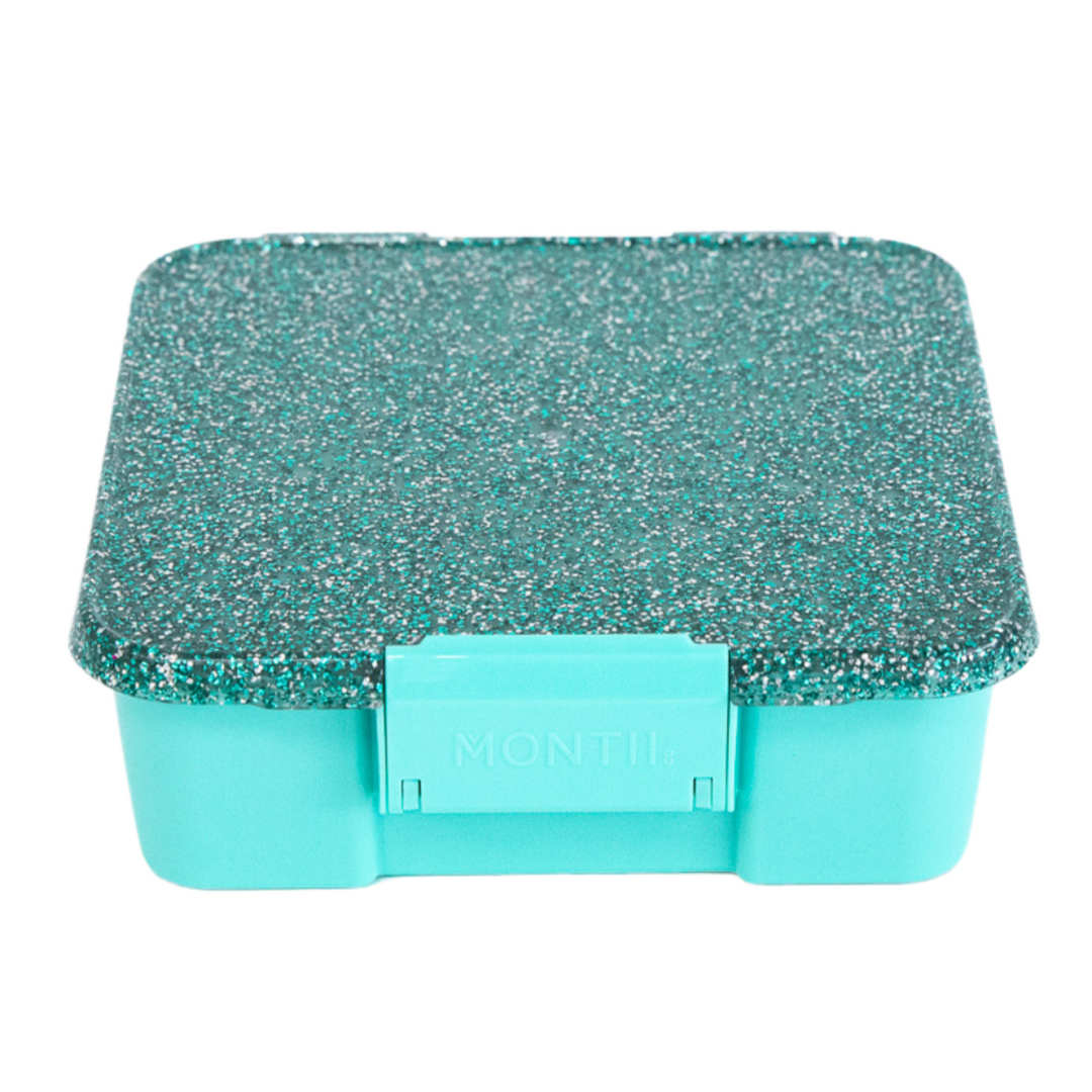Montiico Bento Five Lunch Box Glitter - Turquoise
