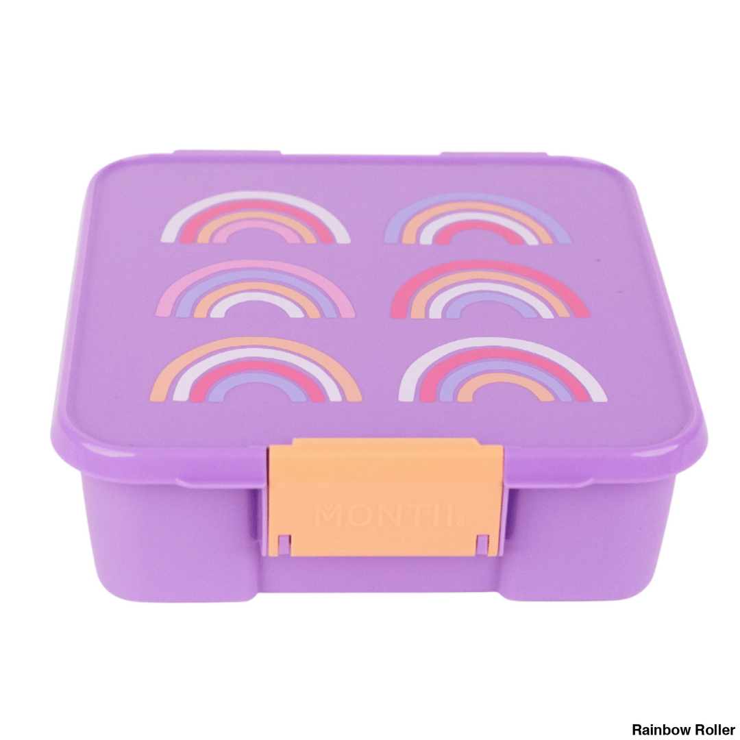 Montiico Bento Five Lunch Box Rainbow Roller