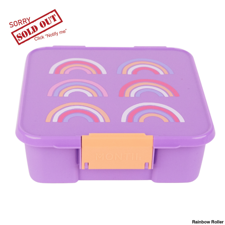 Montiico Bento Five Lunch Box Rainbow Roller
