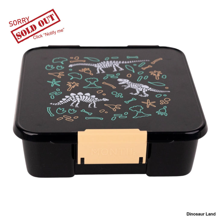 Montiico Bento Three Lunch Box Dinosaur Land