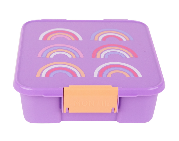 Montiico Bento Three Lunch Box Rainbow Roller