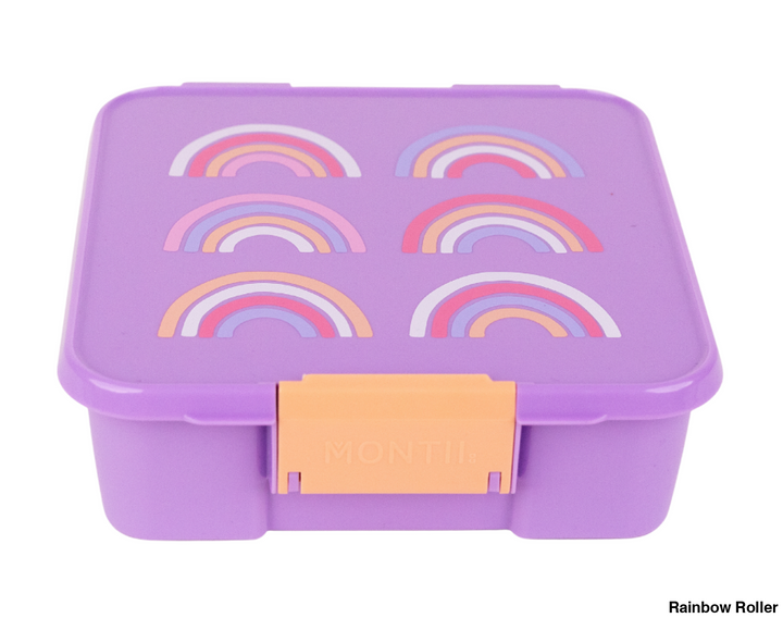 Montiico Bento Three Lunch Box Rainbow Roller