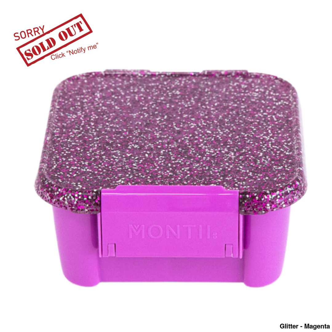 Montiico Bento Two Lunch Box Glitter - Magenta