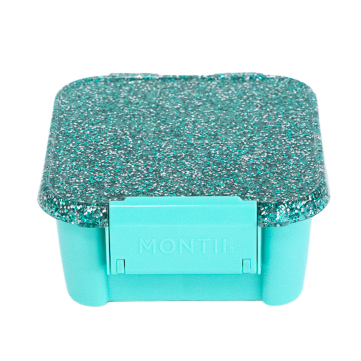 Montiico Bento Two Lunch Box Glitter - Turquoise