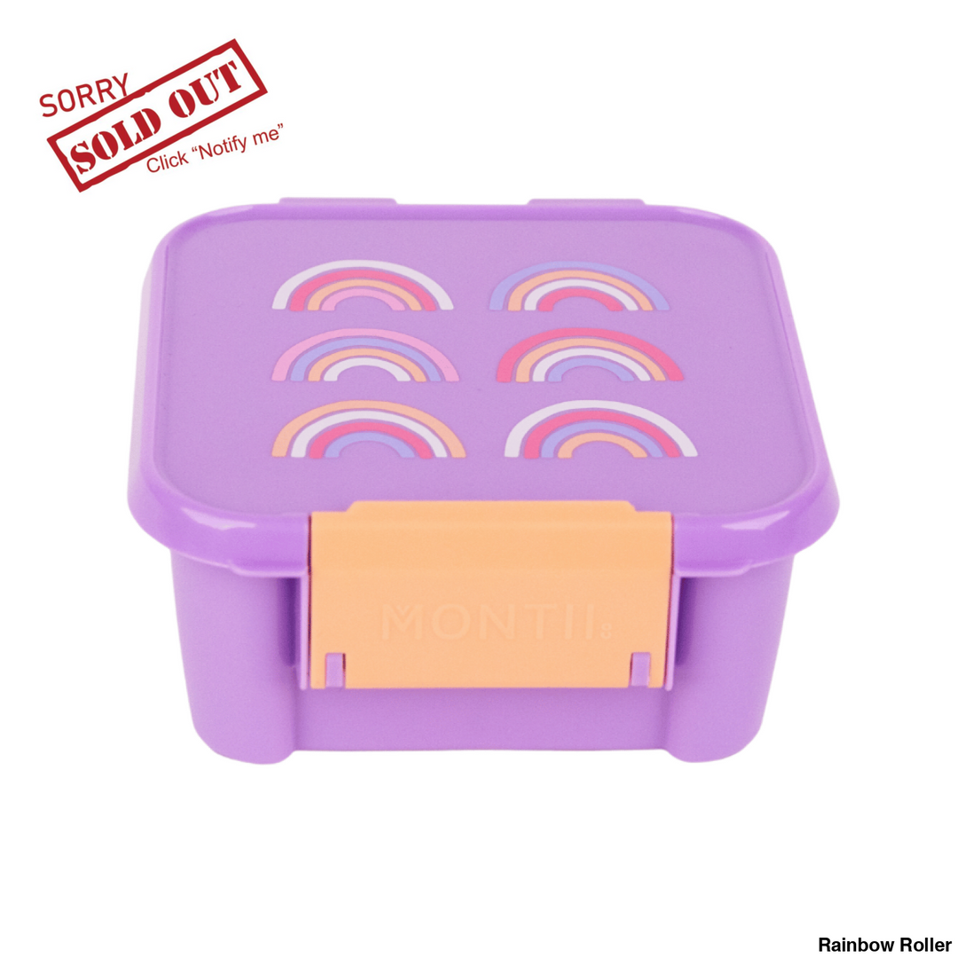 Montiico Bento Two Lunch Box Rainbow Roller