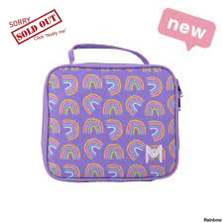 Montiico Insulated Lunch Bag Medium Rainbow