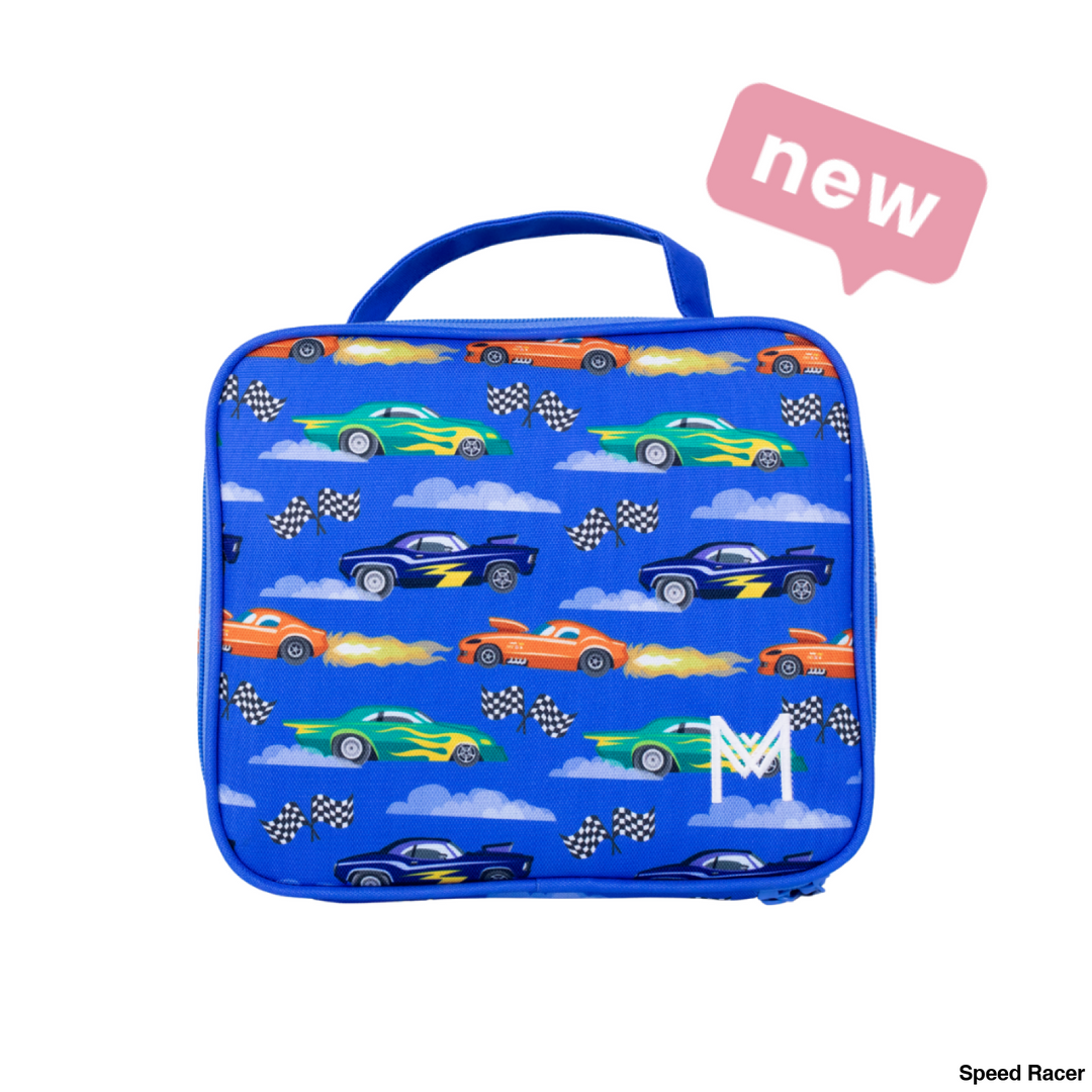 Montiico Insulated Lunch Bag Medium Speed Racer