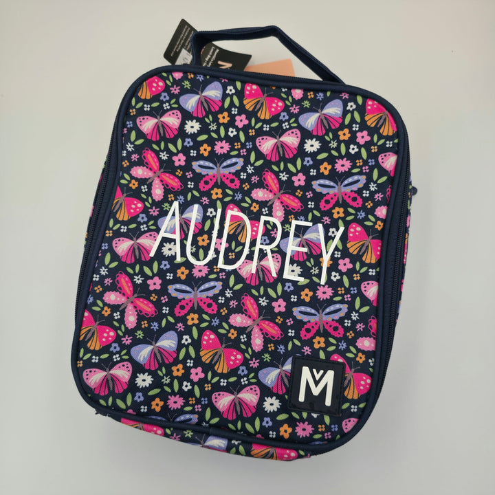 MontiiCo Insulated Lunch Bag Large Butterflies