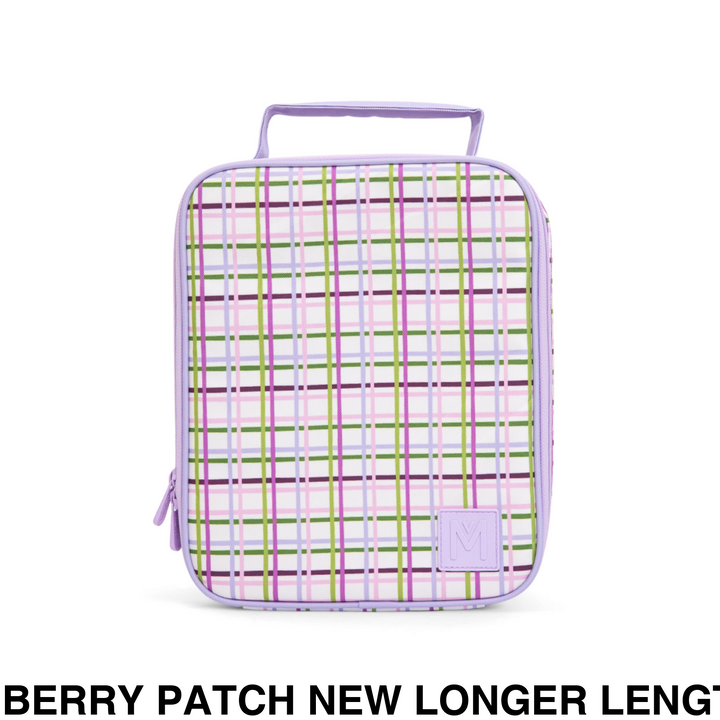 MontiiCo Insulated Lunch Bag Large Berry Patch NEW Longer Length *PREORDER Due 12/1*