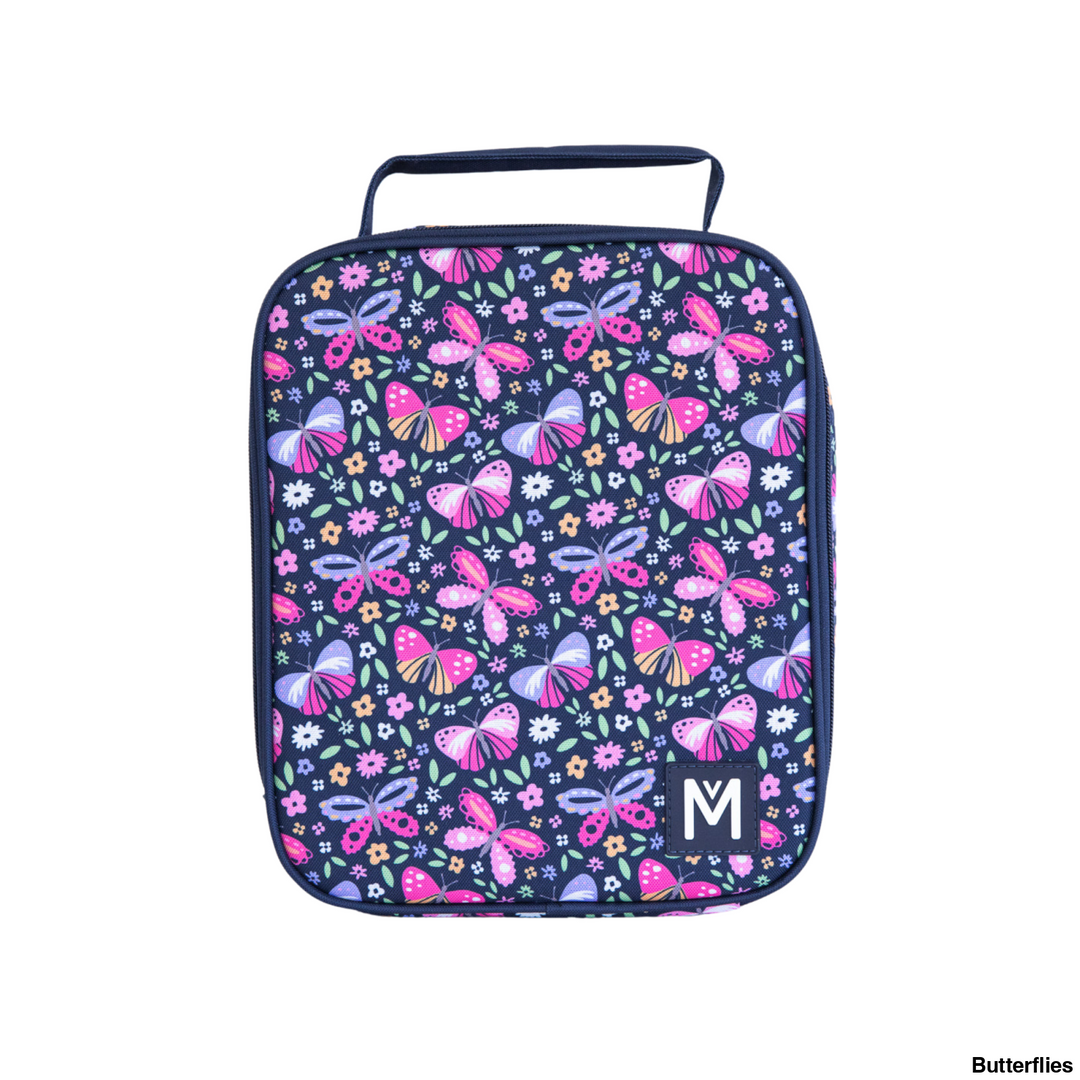 New Montiico Insulated Lunch Bag Large Butterflies