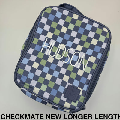 MontiiCo Insulated Lunch Bag Large Checkmate