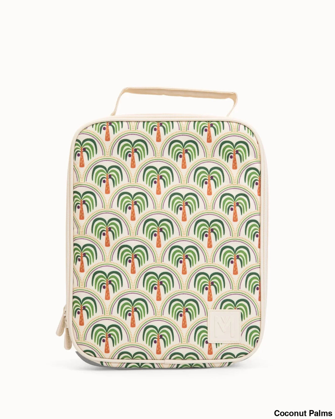 MontiiCo Insulated Lunch Bag Large Coconut Palms