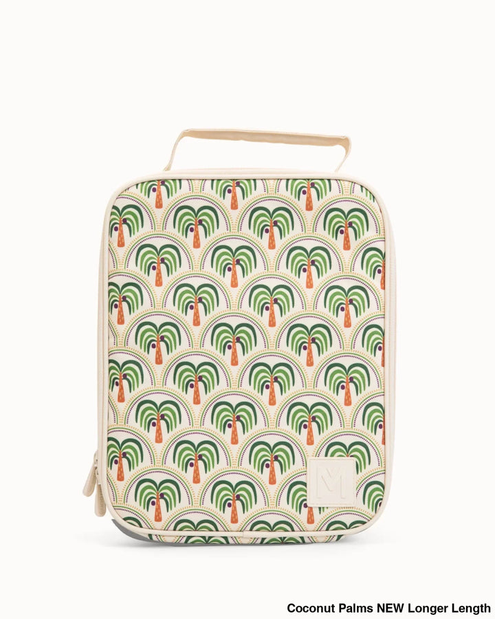 MontiiCo Insulated Lunch Bag Large Coconut Palms