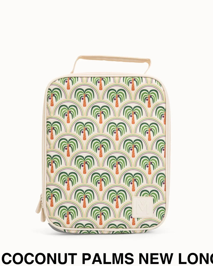 MontiiCo Insulated Lunch Bag Large Coconut Palms