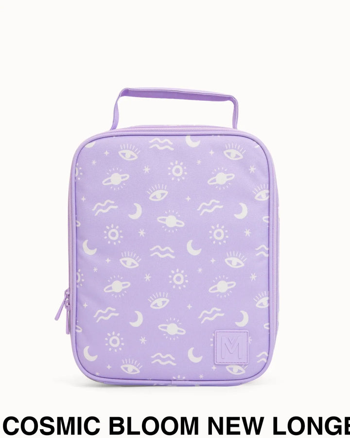 MontiiCo Insulated Lunch Bag Large Cosmic Bloom NEW Longer Length