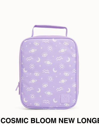 MontiiCo Insulated Lunch Bag Large Cosmic Bloom NEW Longer Length