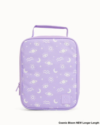 MontiiCo Insulated Lunch Bag Large Cosmic Bloom NEW Longer Length