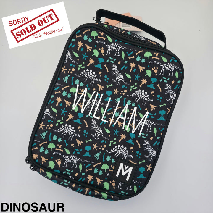 MontiiCo Insulated Lunch Bag Large Dinosaur