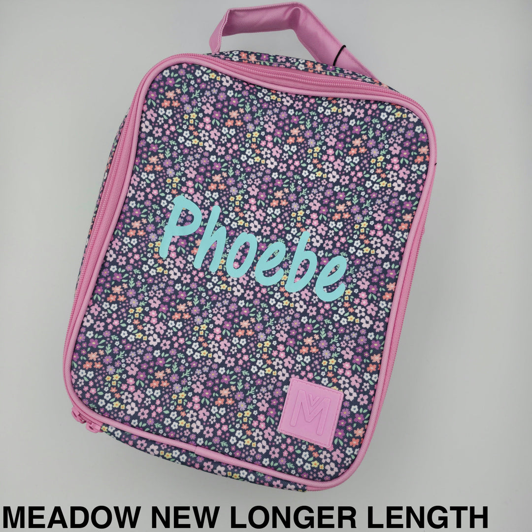 MontiiCo Insulated Lunch Bag Large Meadow NEW Larger Length