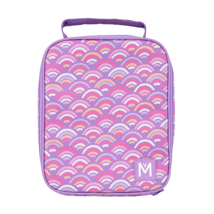 New Montiico Insulated Lunch Bag Large Rainbow Roller