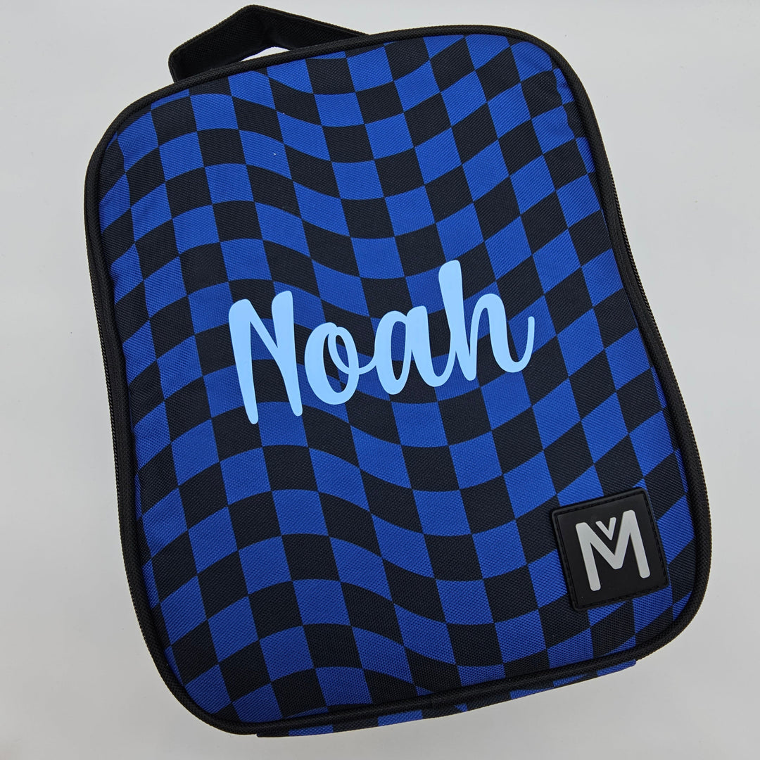 New Montiico Insulated Lunch Bag Large Retro Check