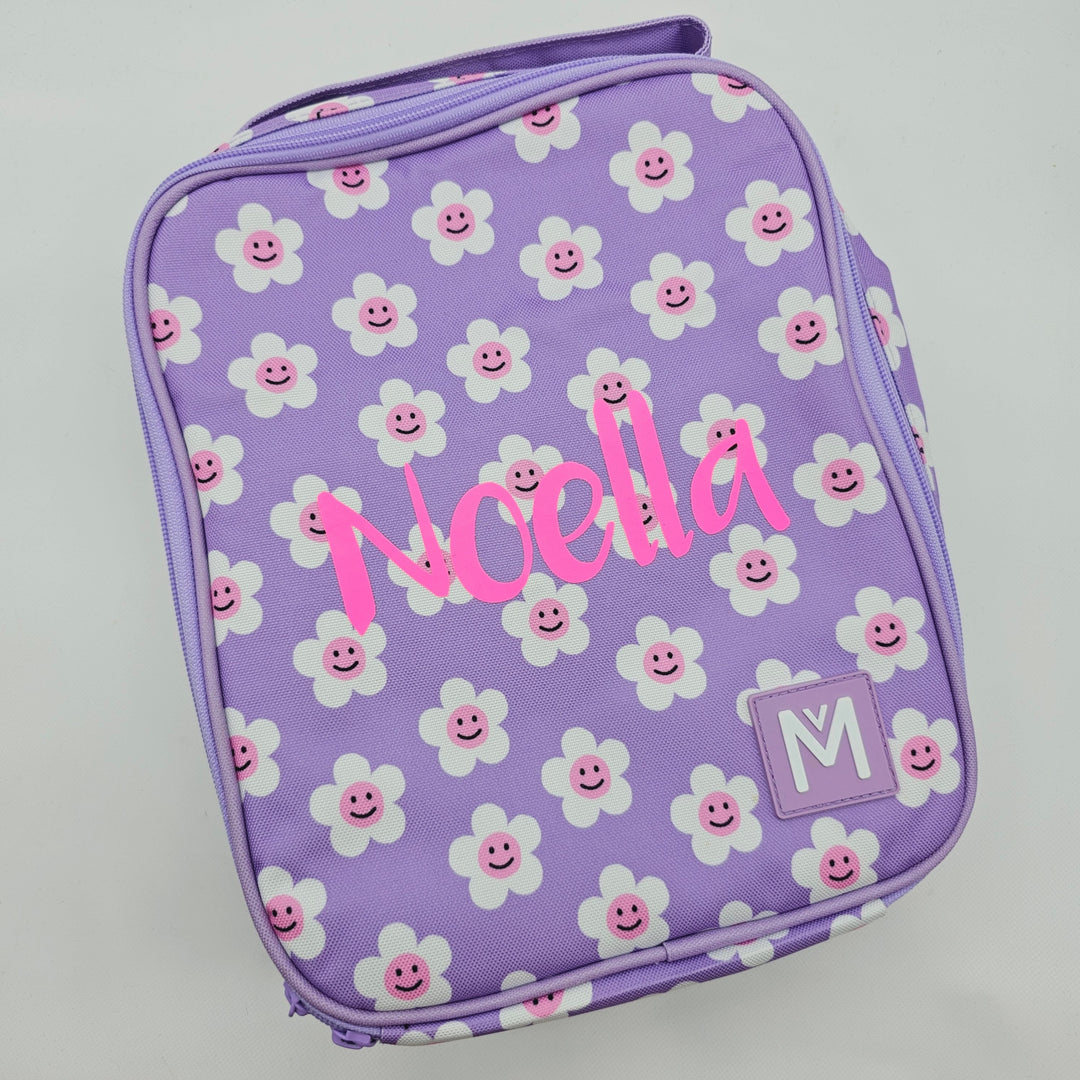 New Montiico Insulated Lunch Bag Large Retro Daisy