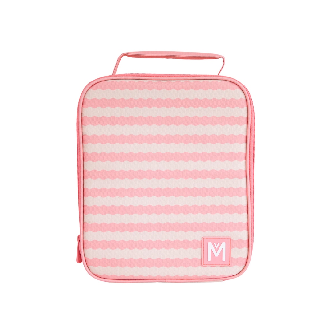 Montiico Insulated Lunch Bag Large Ripple Camellia