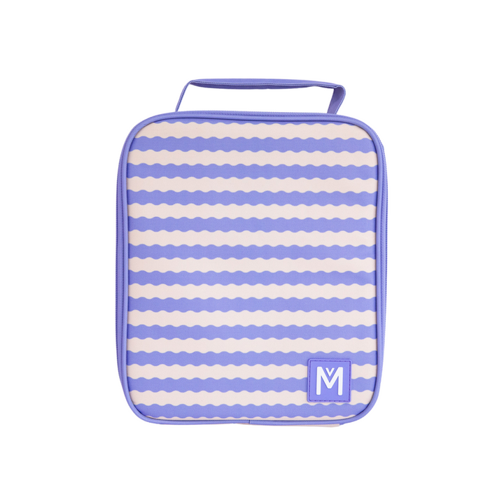 Montiico Insulated Lunch Bag Large Ripple Cloud