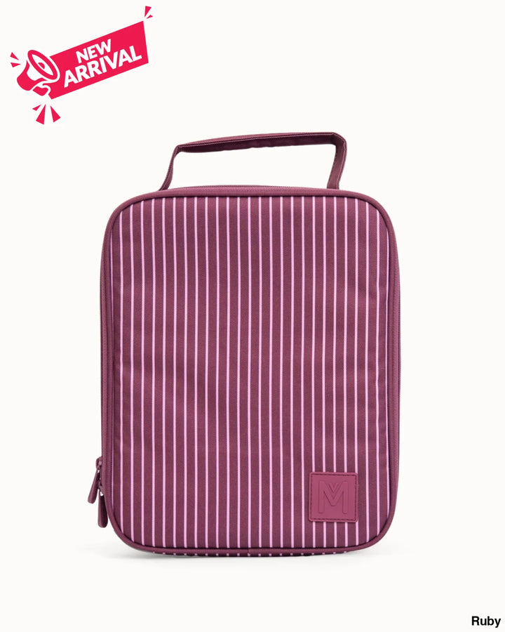 MontiiCo Insulated Lunch Bag Large Ruby