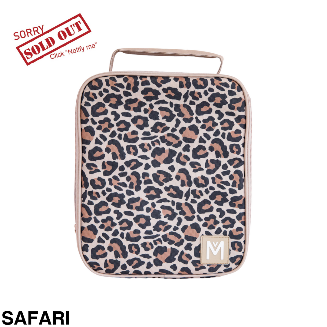 Montiico Insulated Lunch Bag Large Safari