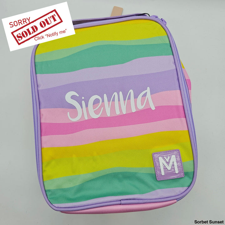 New Montiico Insulated Lunch Bag Large Sorbet Sunset