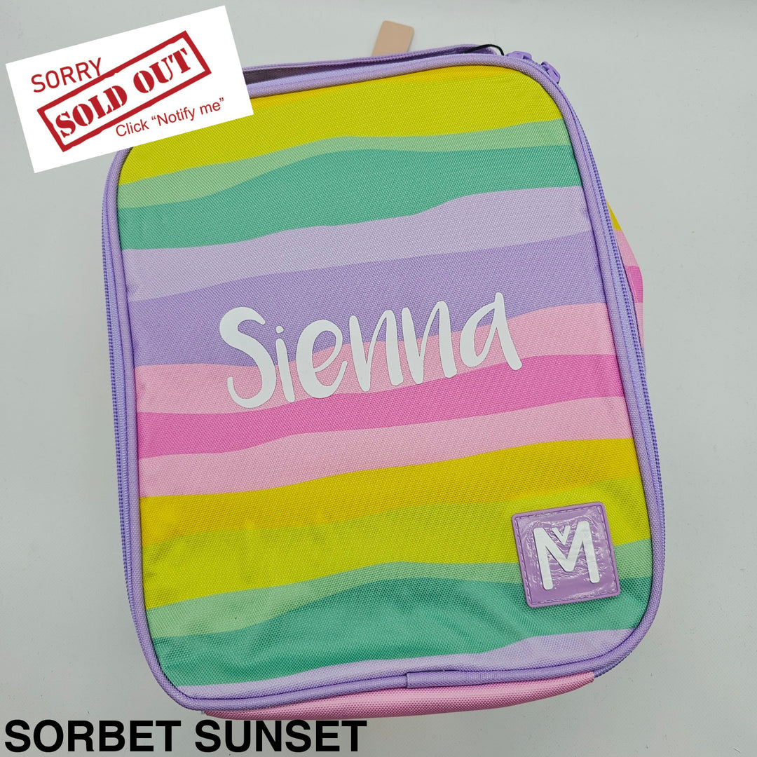 New Montiico Insulated Lunch Bag Large Sorbet Sunset